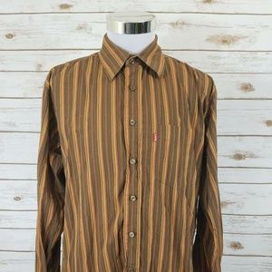 Pepe Jeans London Men's Casual Stripped Button L